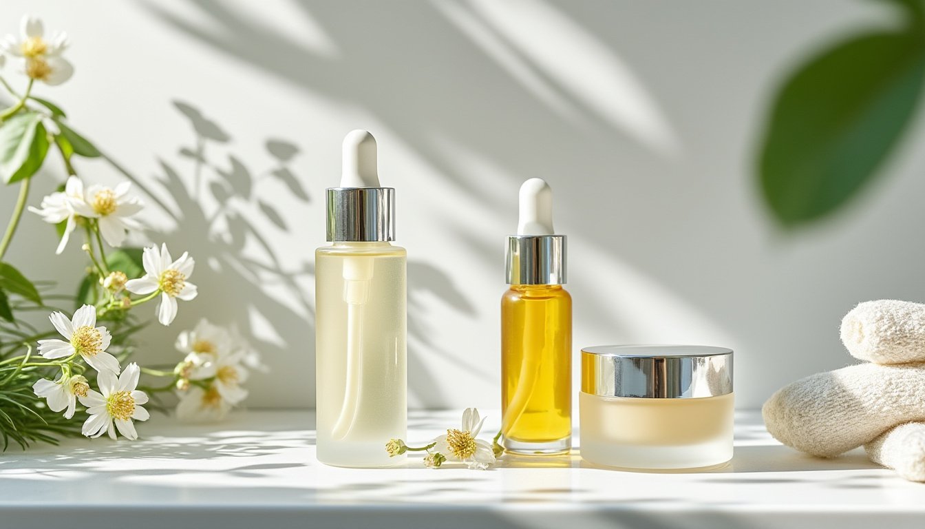 découvrez les essentiels de la routine beauté de laury thilleman : crème, sérum et huile pour une peau éclatante et lumineuse.