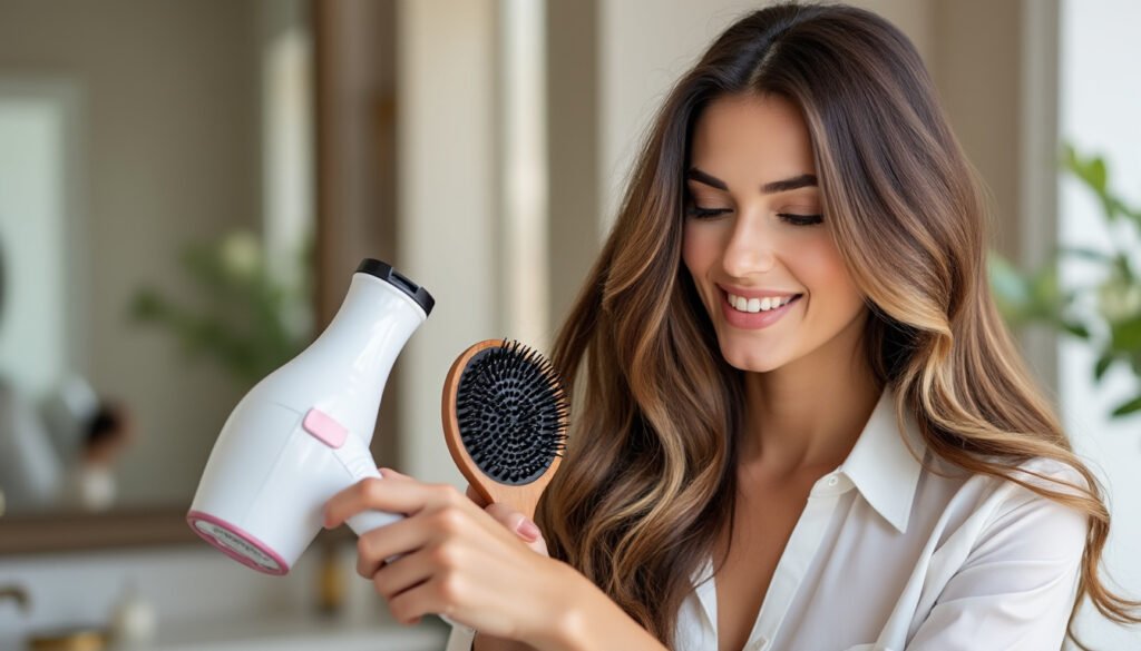 Le geste tout simple à faire chez soi pour une coiffure digne d’un salon découvrez le geste facile à réaliser chez vous pour obtenir une coiffure soignée et brillante, digne d’un salon, sans rendez-vous.