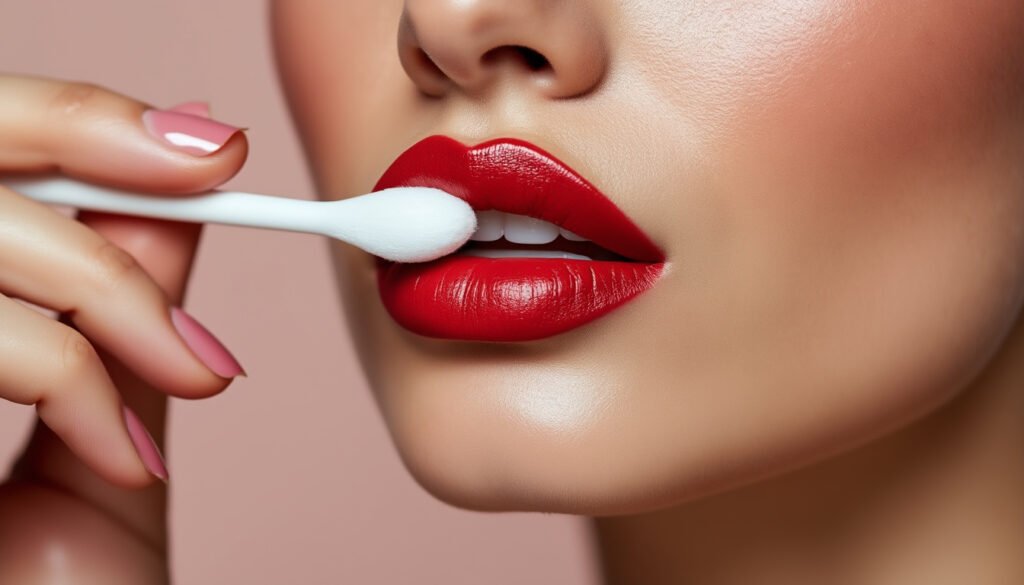 Rouge à lèvres : le geste rapide au coton-tige pour dessiner un contour impeccable découvrez l’astuce rapide du coton-tige pour corriger et dessiner un contour de lèvres net et impeccable en quelques gestes.