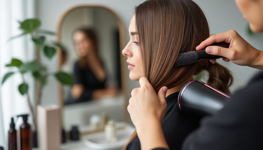 « Le petit geste qui change tout » : l’astuce des coiffeurs pour lisser les cheveux fins sans les alourdir découvrez le geste des coiffeurs pour lisser les cheveux fins sans les alourdir et leur apporter une finition légère, souple et naturelle.