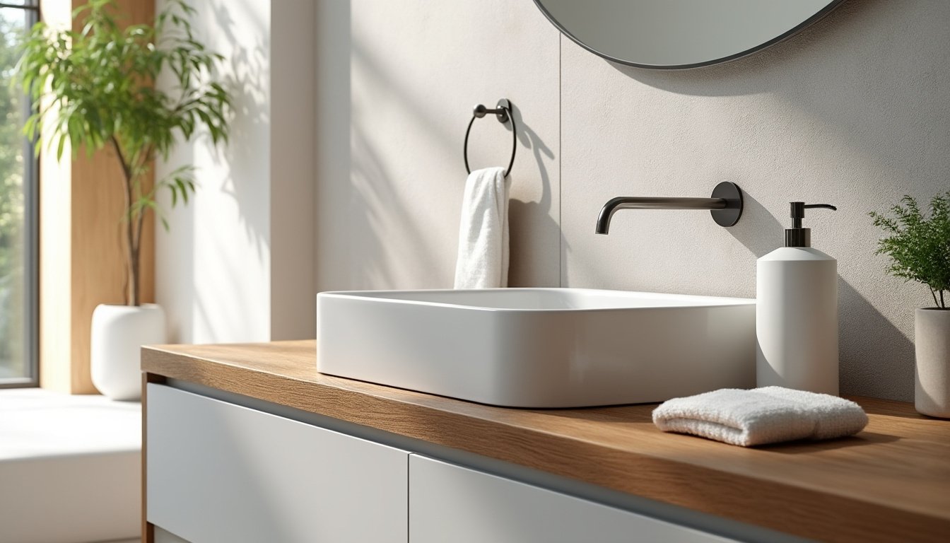 robinetterie vieillissante, accessoires dépassés… découvrez les alternatives modernes qui rafraîchissent votre salle de bains et allient style et praticité.